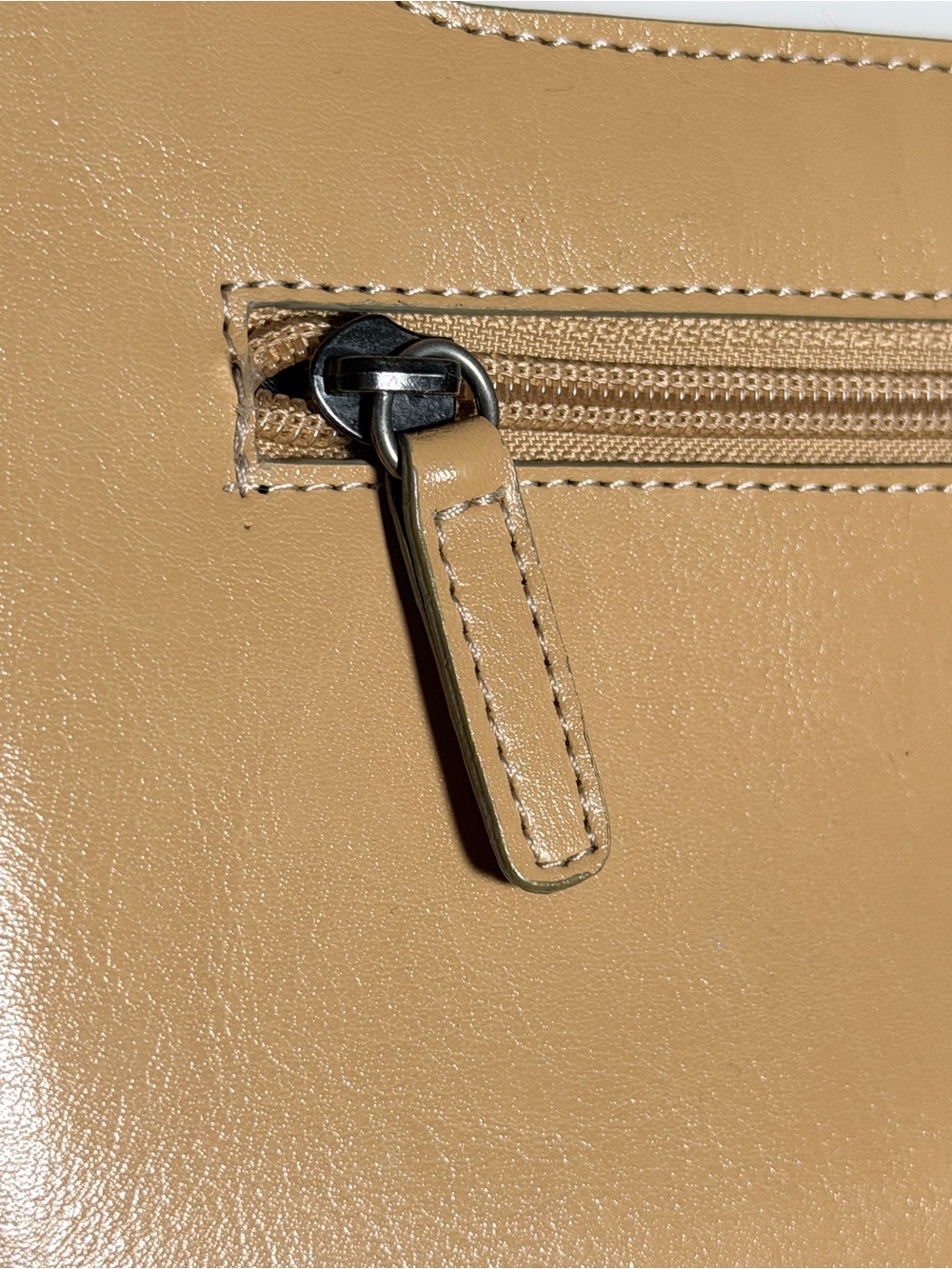 Guess Beige-Tan Shoulder Bag with Slim Strap - Picture 6 of 10